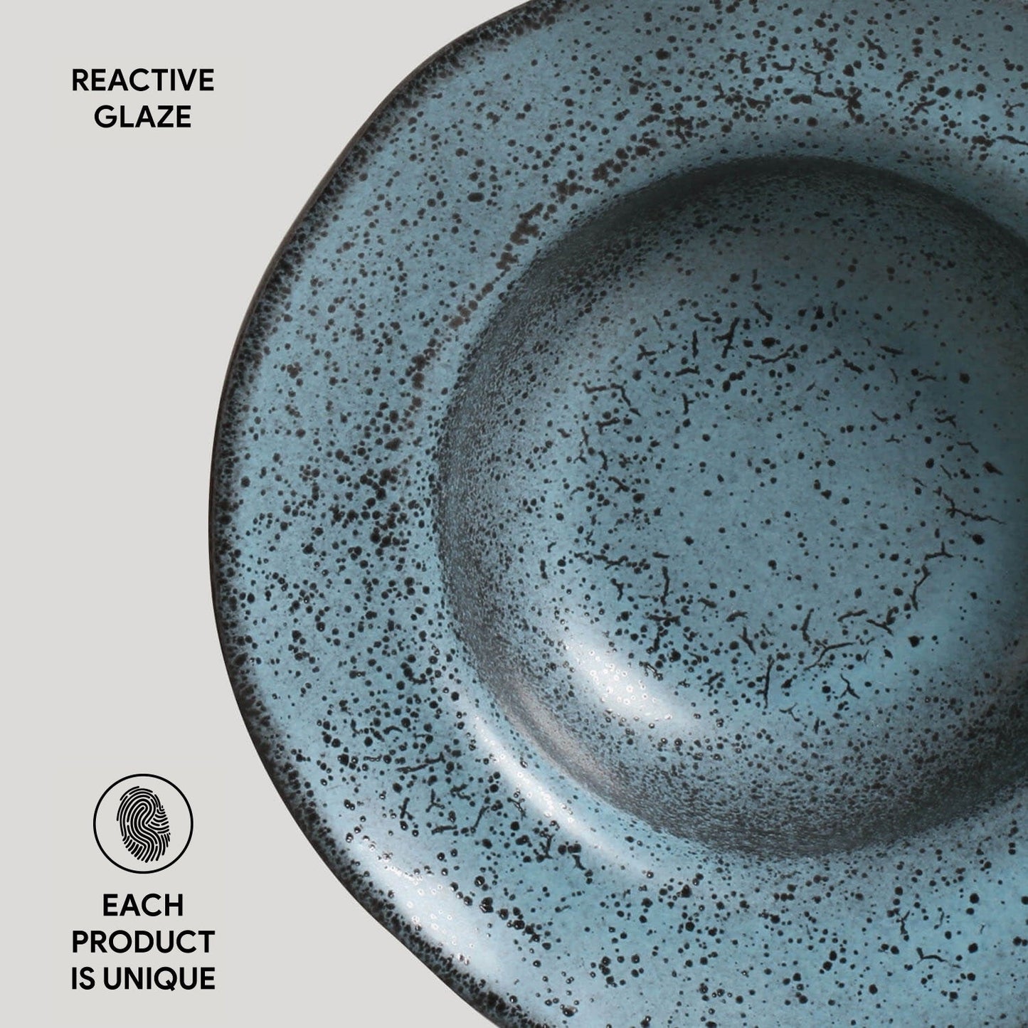 Dessert/Deep Rim Plate Set of 4