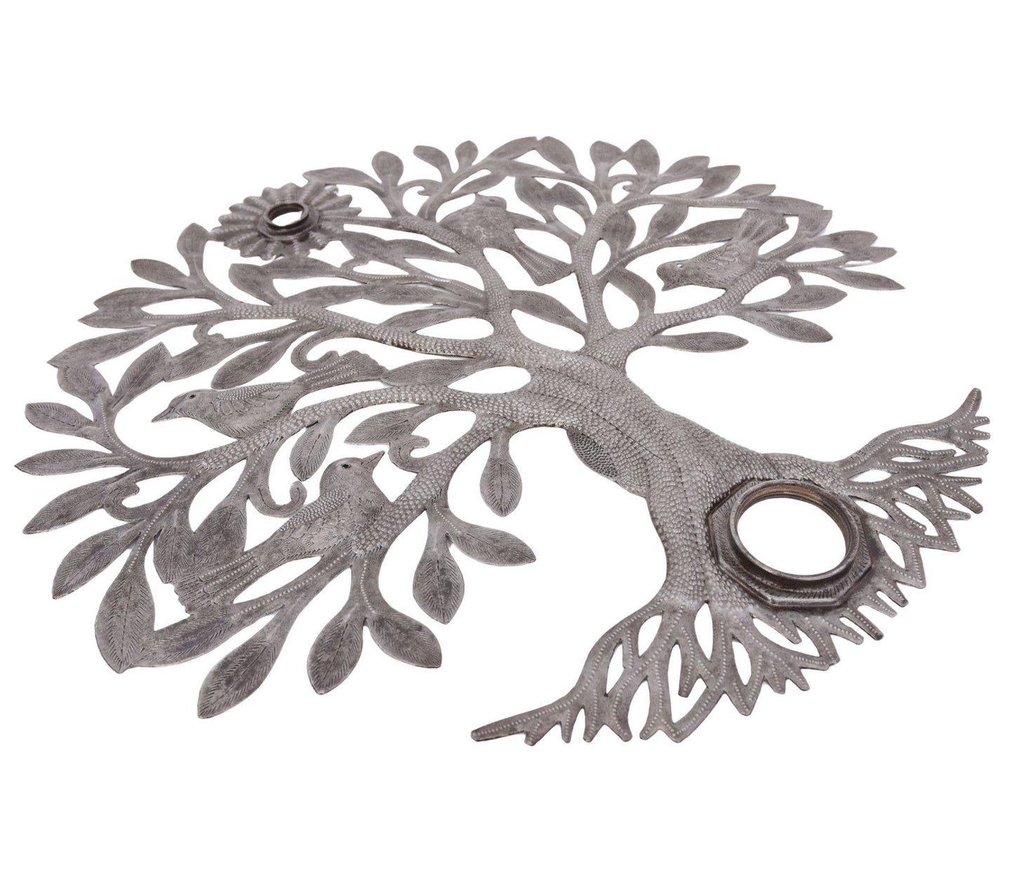 One-of-a-Kind 23" Haitian Metal Tree of Life – Handcrafted
