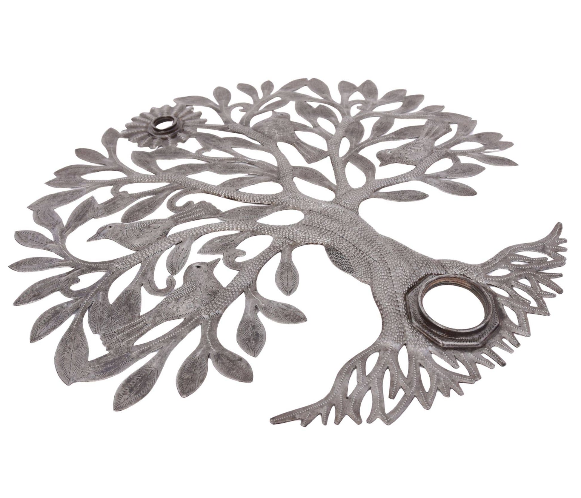 One-of-a-Kind 23" Haitian Metal Tree of Life – Handcrafted