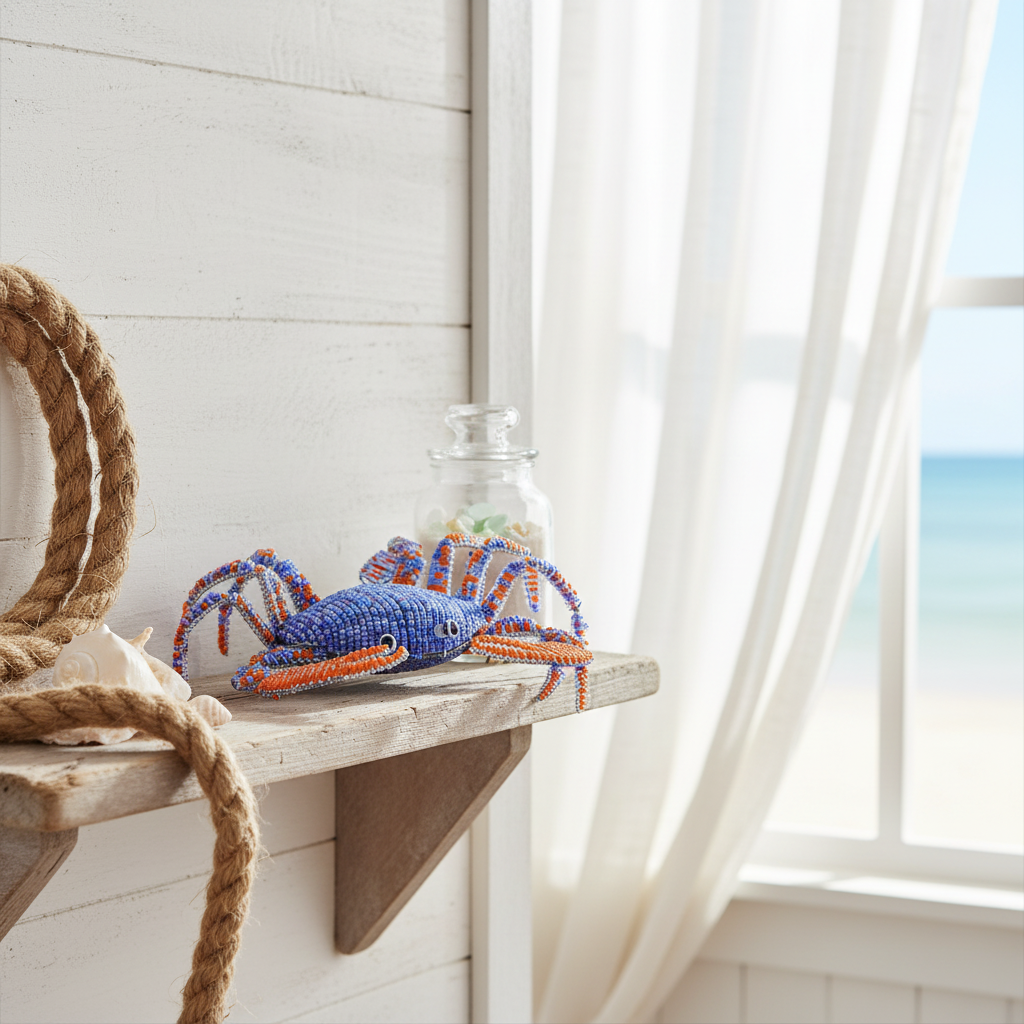 Crab, Blue (Set of 3)