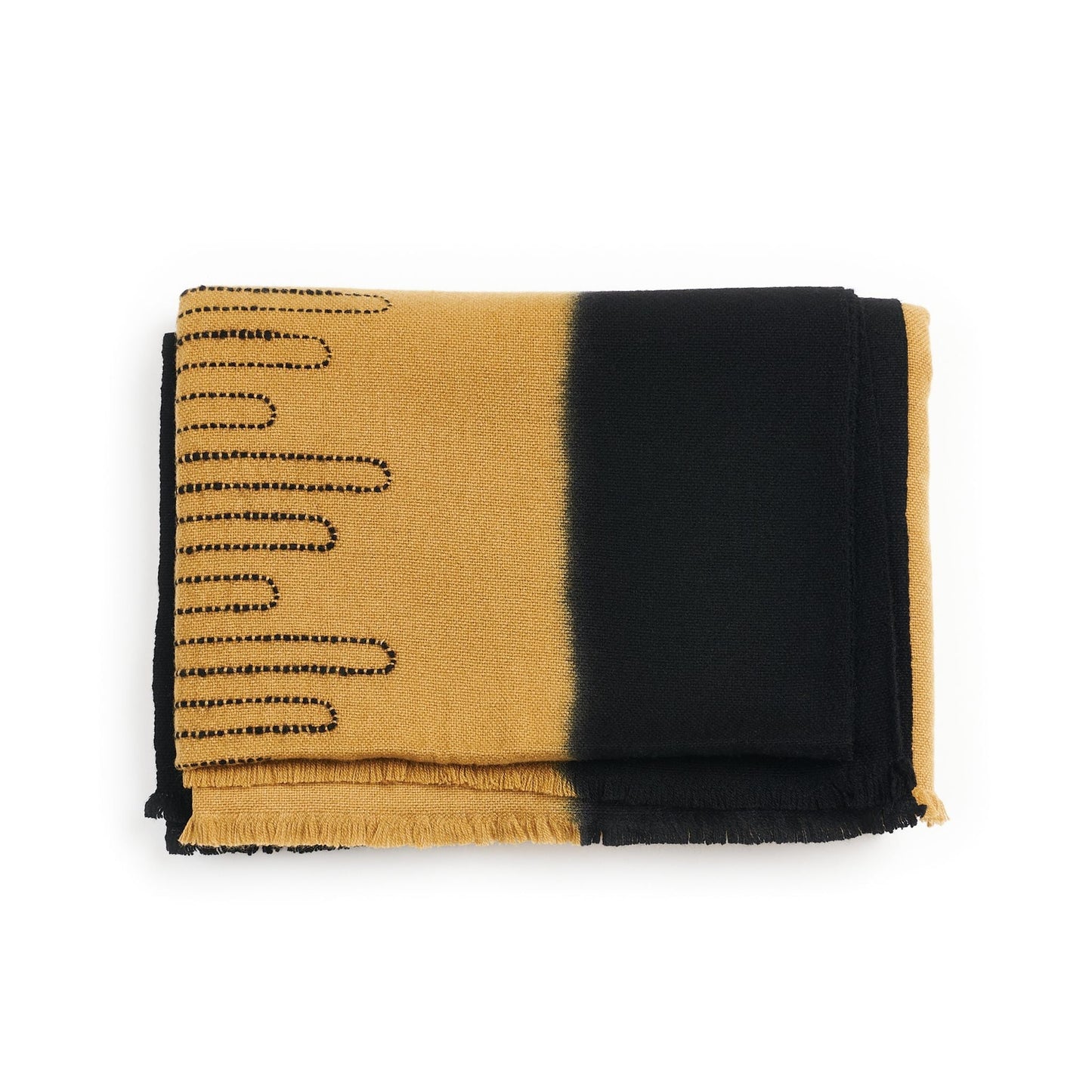 Handwoven Topaz Brown Myrtle Drift Merino Throw