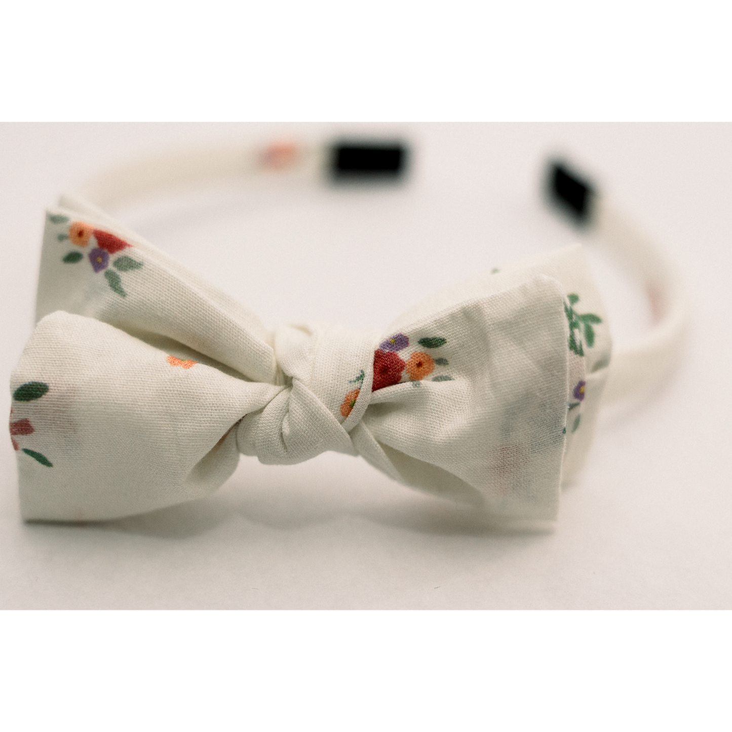 Three Little Bows Headband- Matin au Jardin