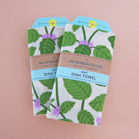 Mint Herb Dish Towel
