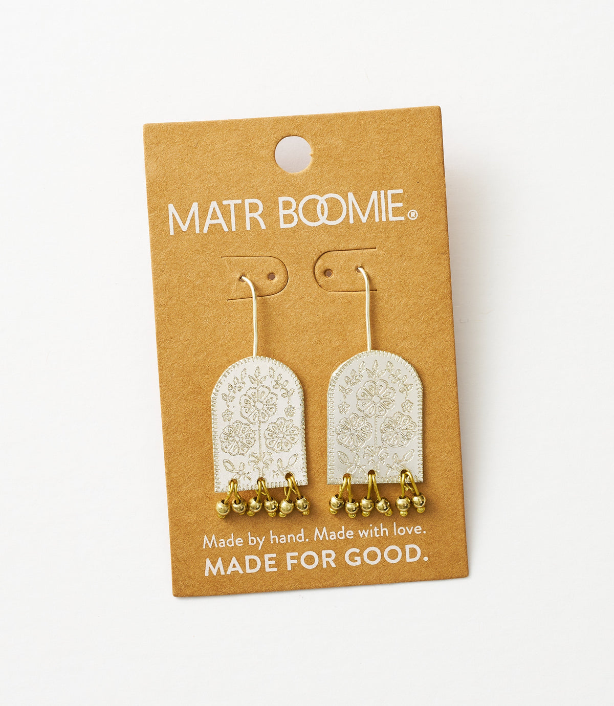 Haveli Etched Statement Earring