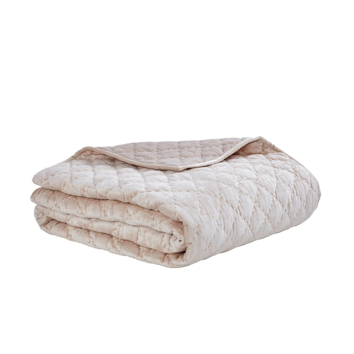 Clermont Diamond Velvet Quilt