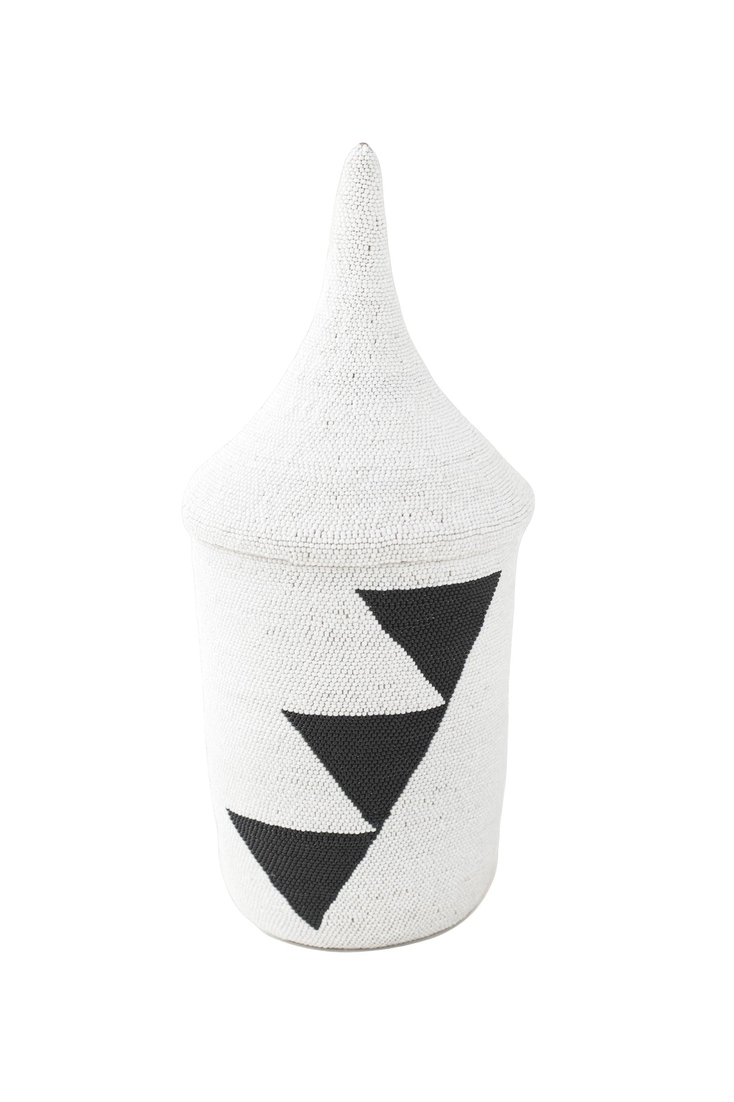 Beaded Triangle Peace Basket