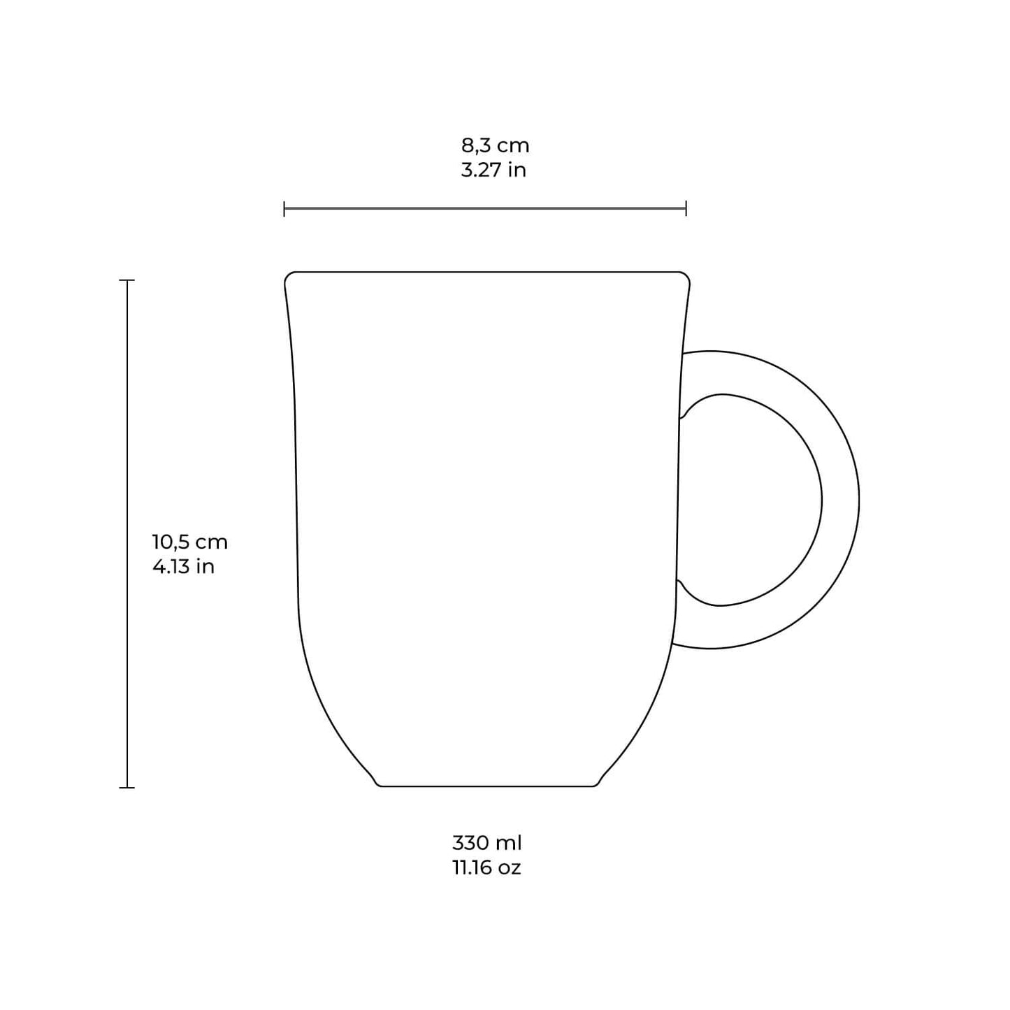 Coup Mug Set of 4