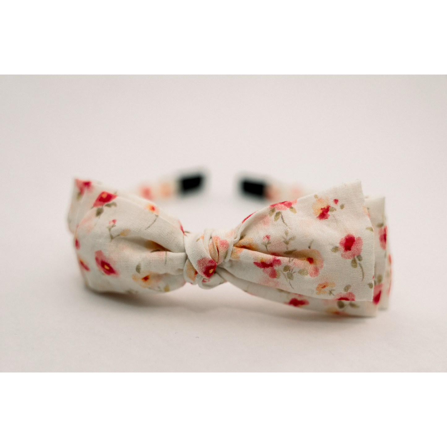 Three Little Bows Headband-Sunlit Meadow