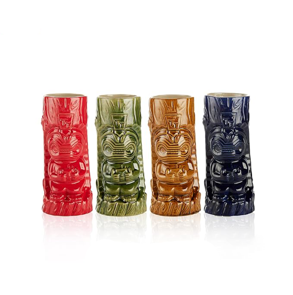 Ceramic Hawaiian Tiki Mugs