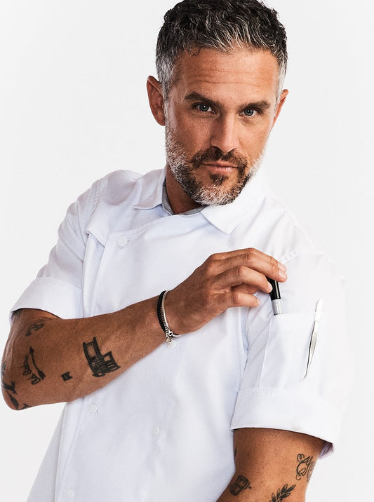 Chef Coat - Salt White