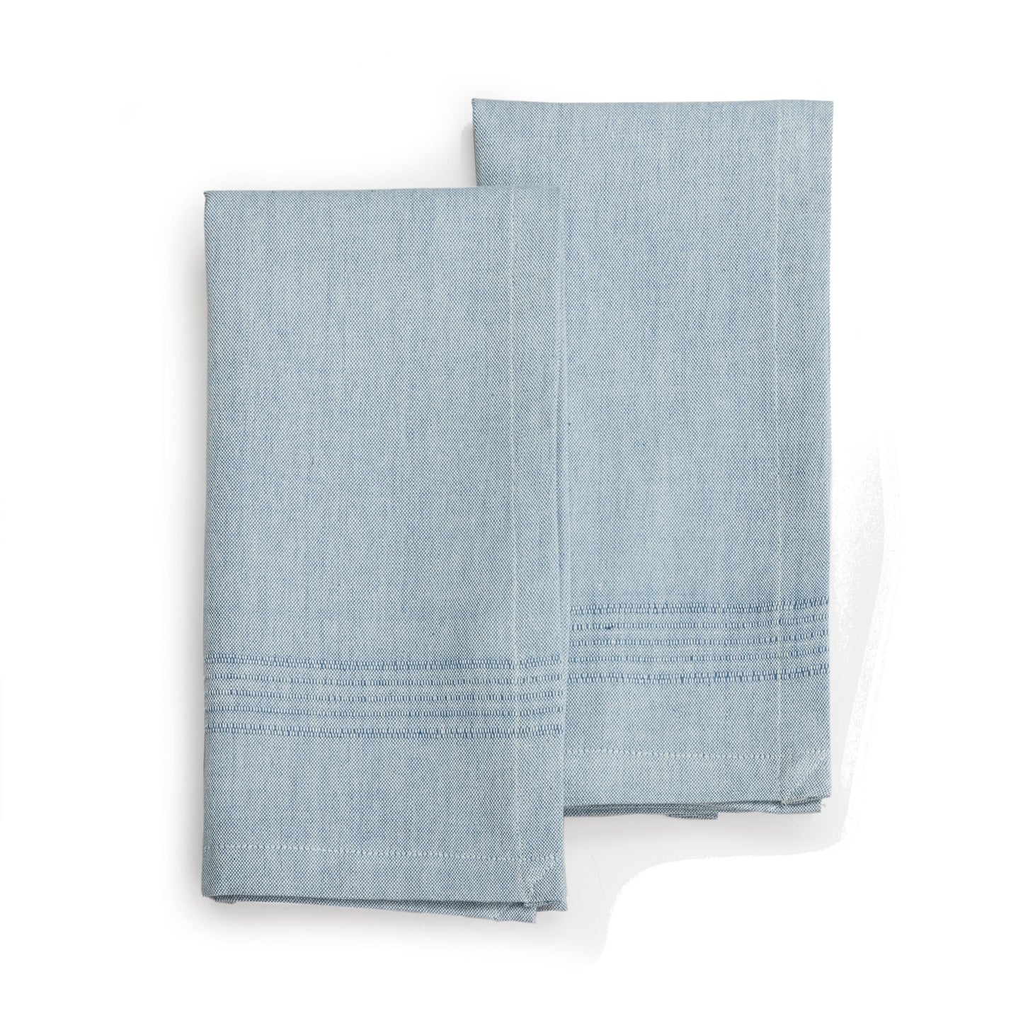 Handwoven Cotton Napkins, Set of 2 | 20" × 20" | Fair Trade | Foundation