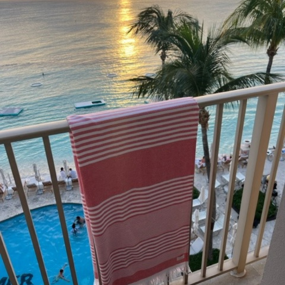 100% Organic Cotton Sunset Beach Towels