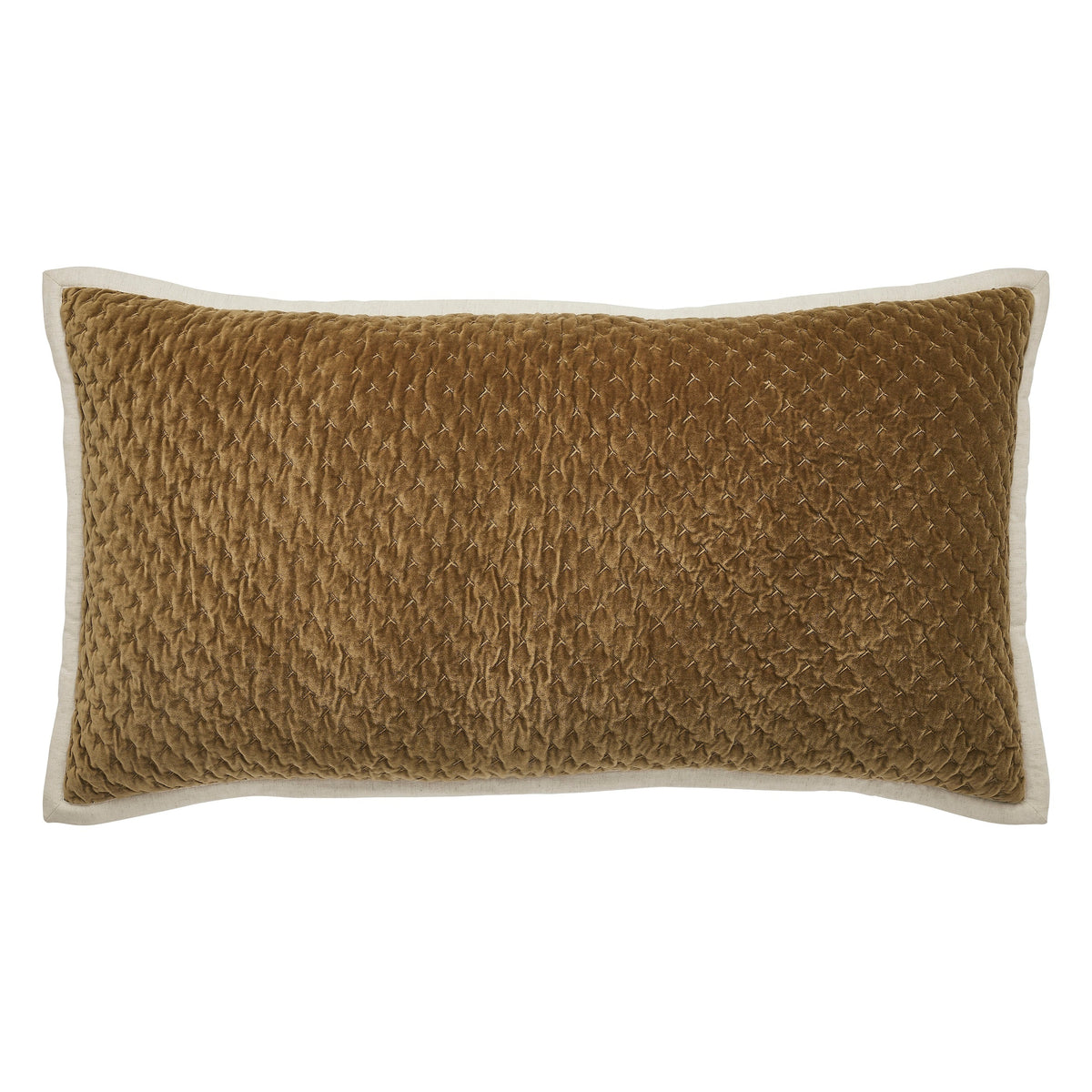 Maui Cross Stitch Velvet Quilt Sham