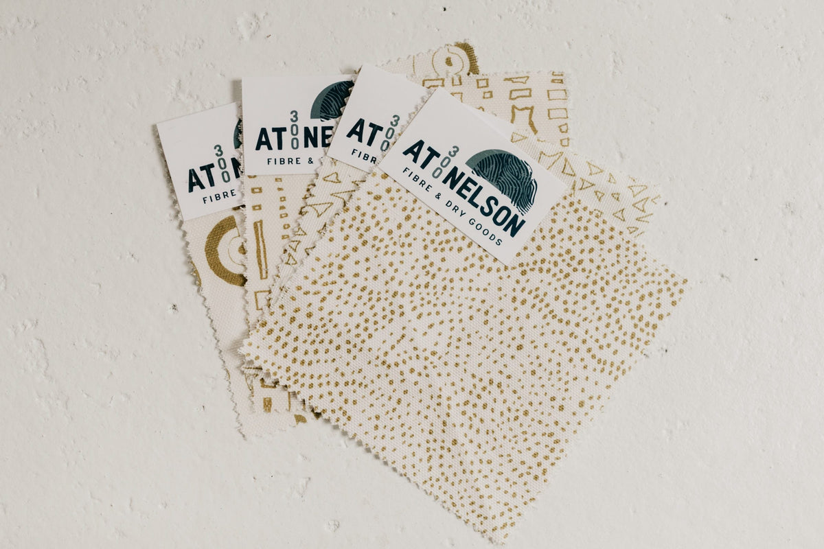 Golden Hour Ochres & Tobacco Tones - Fabric Swatch Set