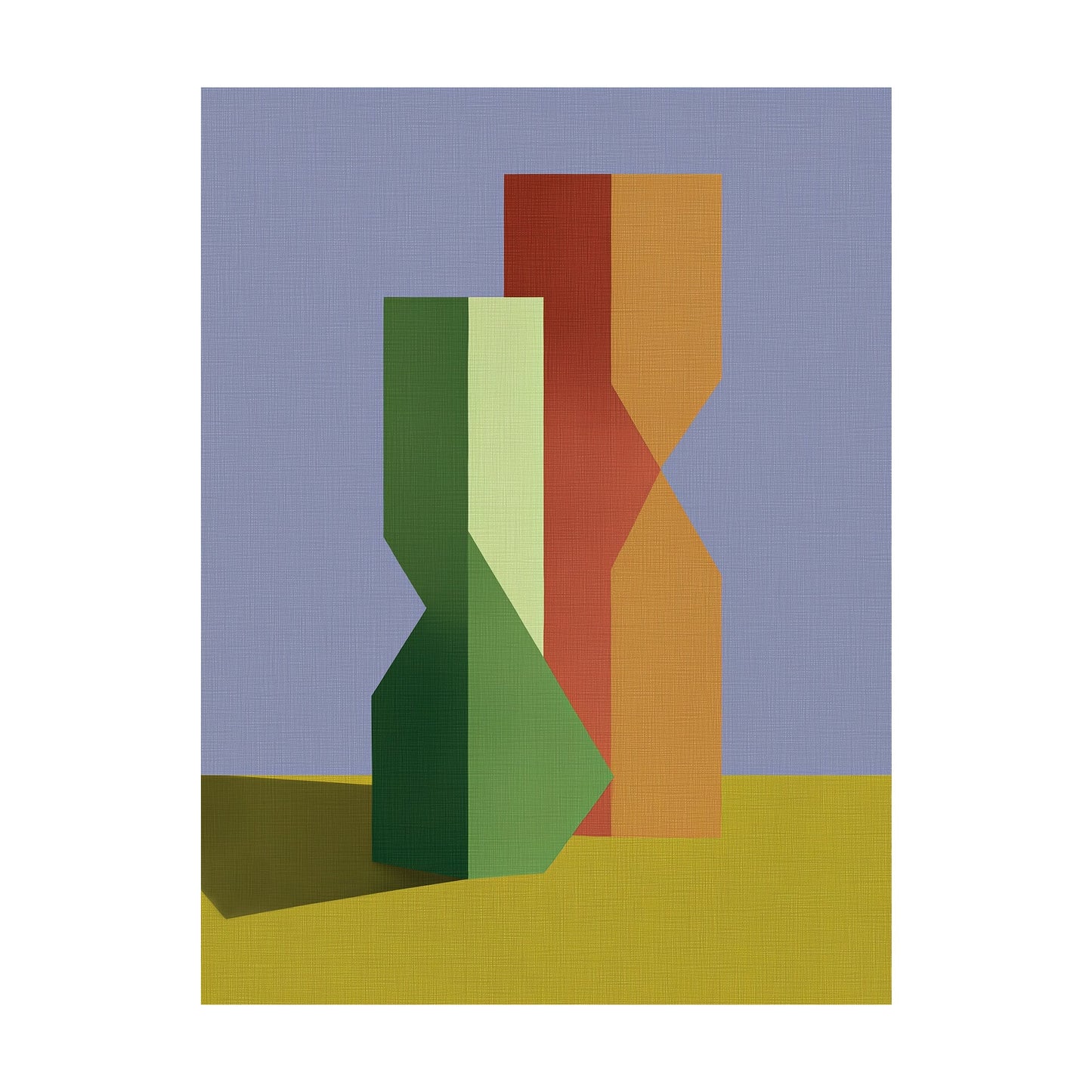 Form and Structure No. 03 — Geometric Abstract Art Print