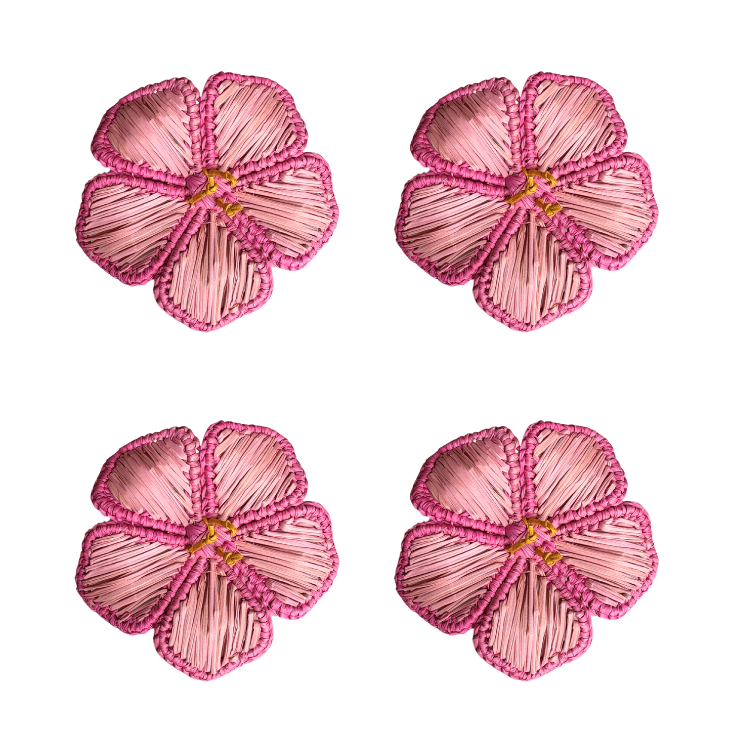 S/4 Hibiscus 3D Napkin Ring