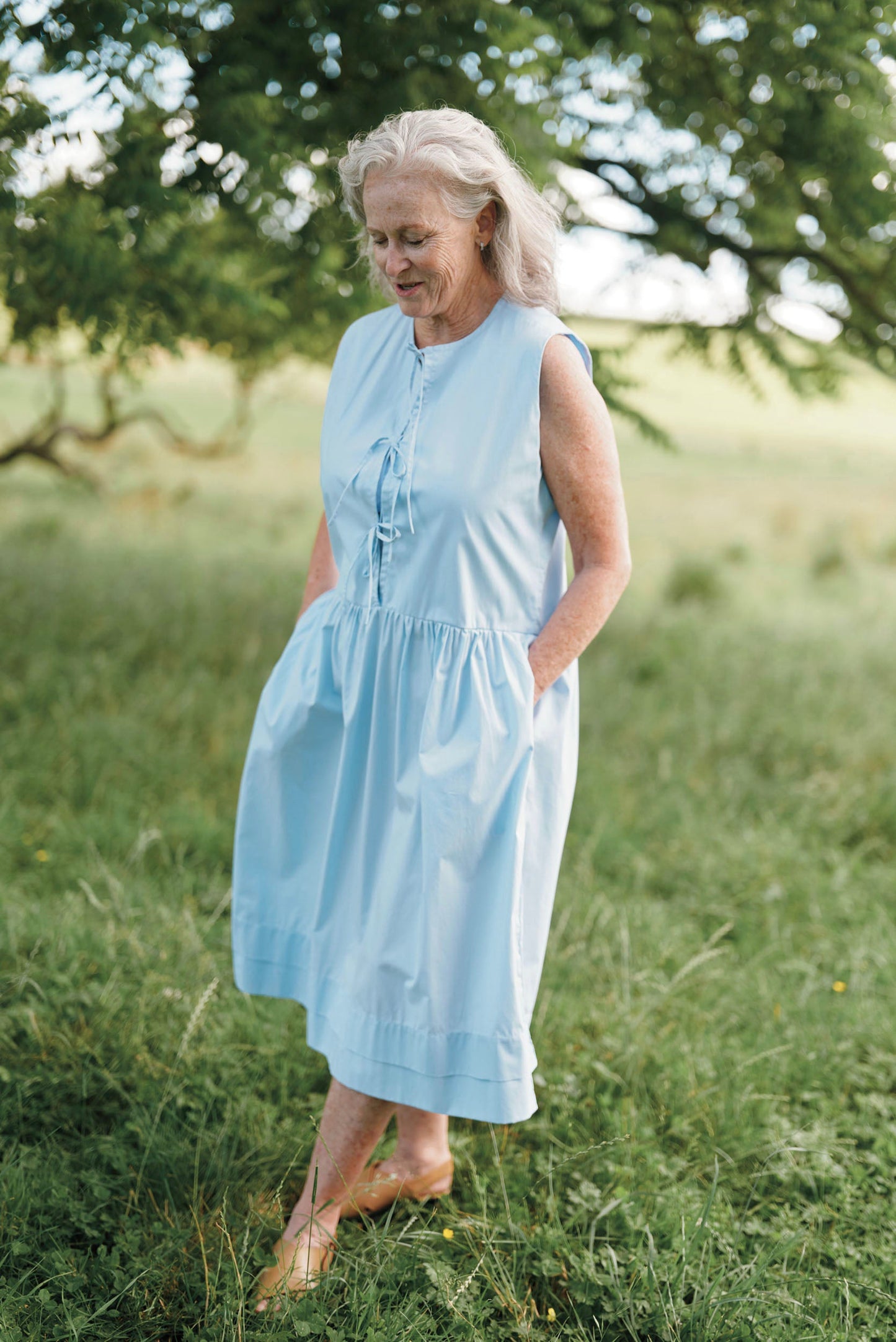 Frankie Dress | Sky Blue - ReCreate Clothing
