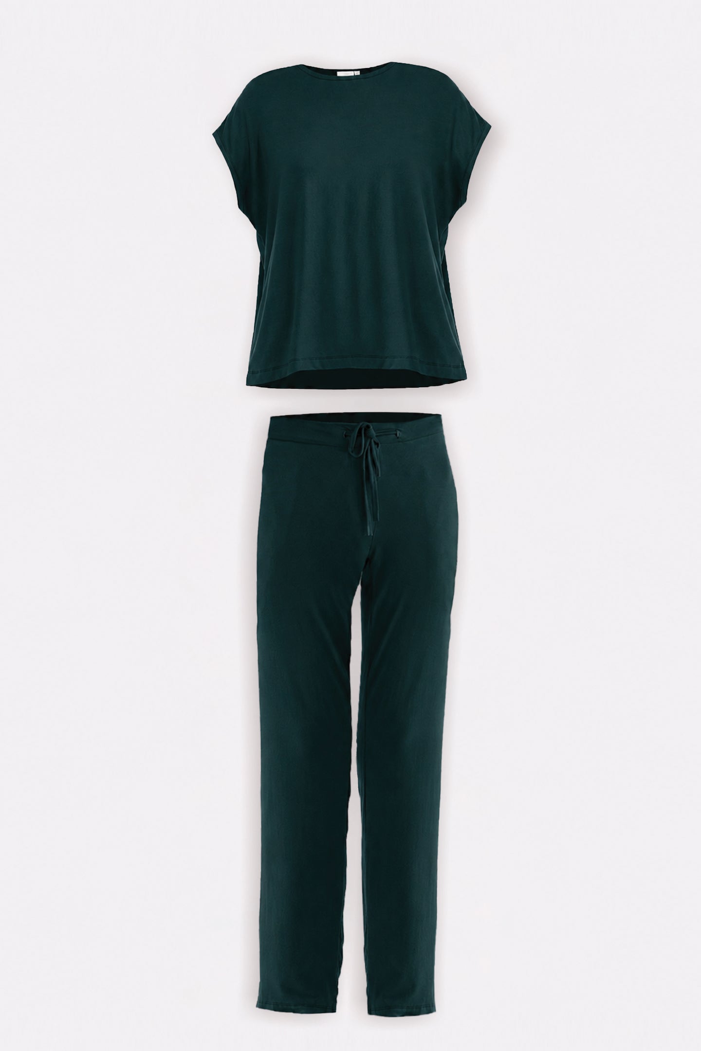 Relaxed Tee Set in Teal