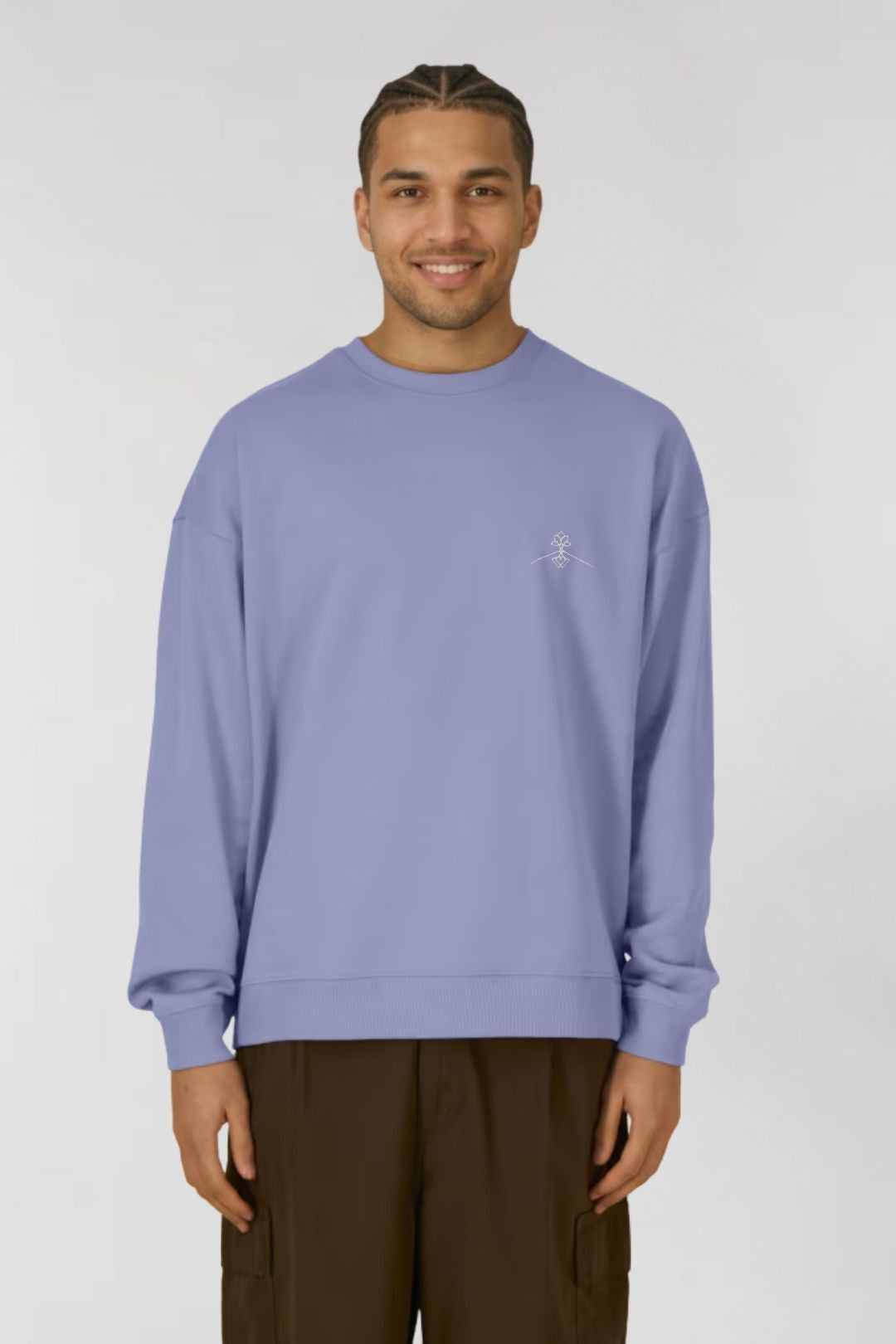 Sudadera algodón orgánico - Lavanda