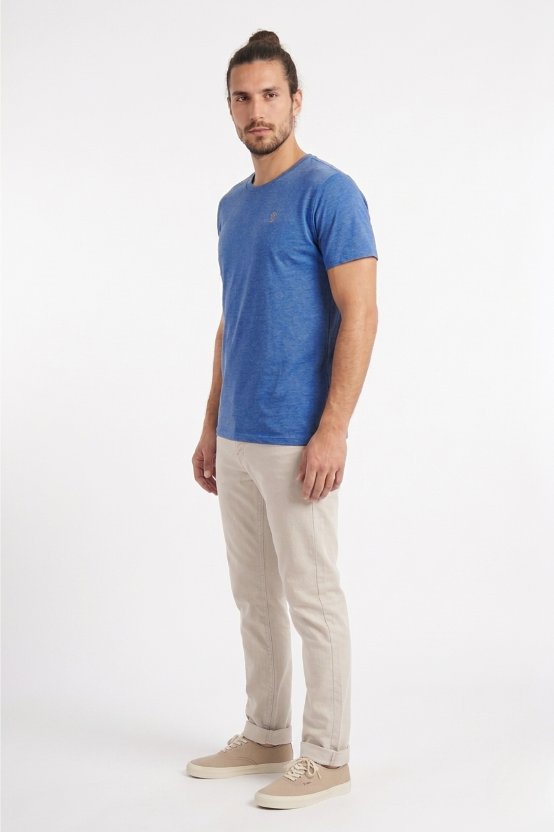 Camiseta orgánica - Azul Fiordo