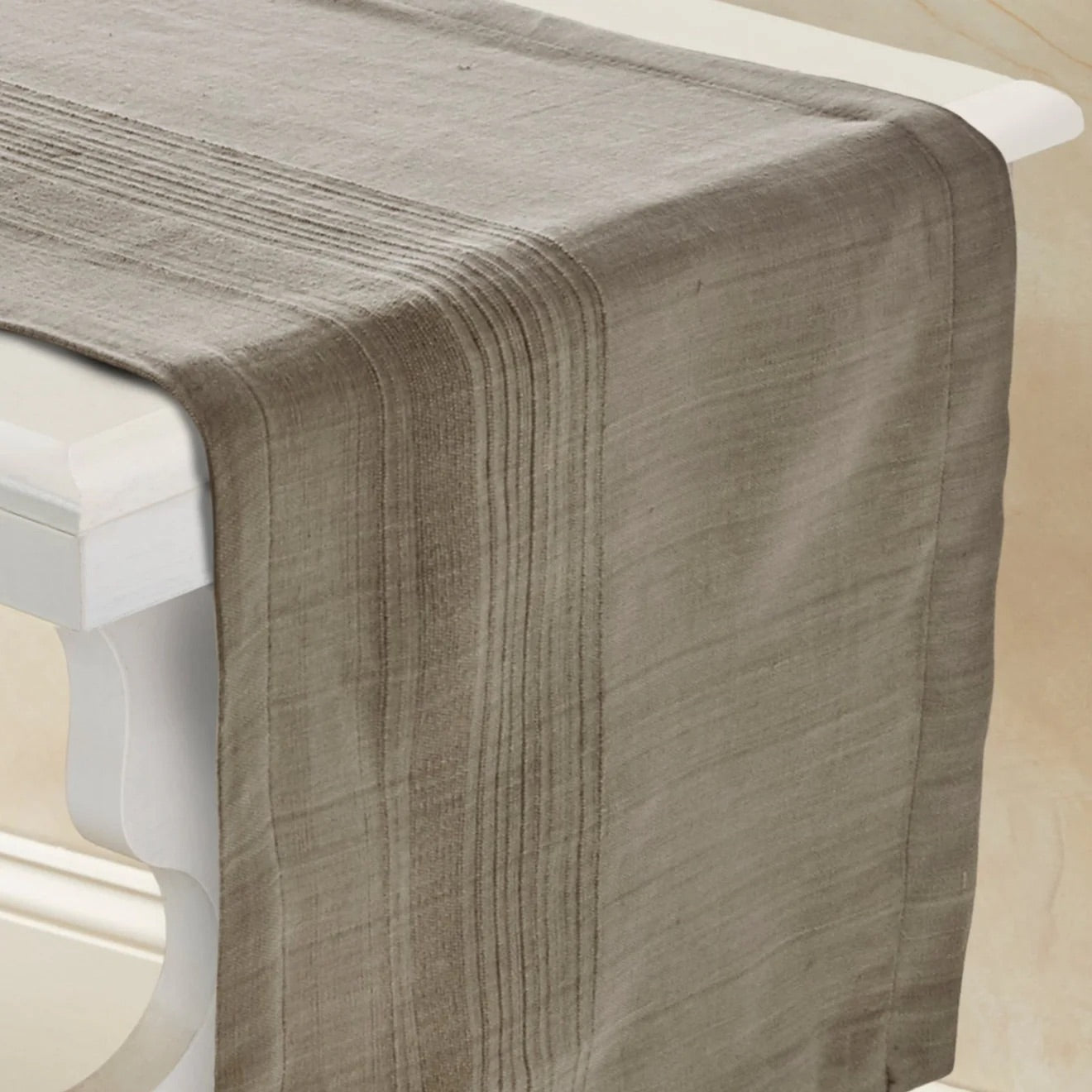 Handwoven Cotton Table Runner | Artisan-made | Fair Trade | Foundation