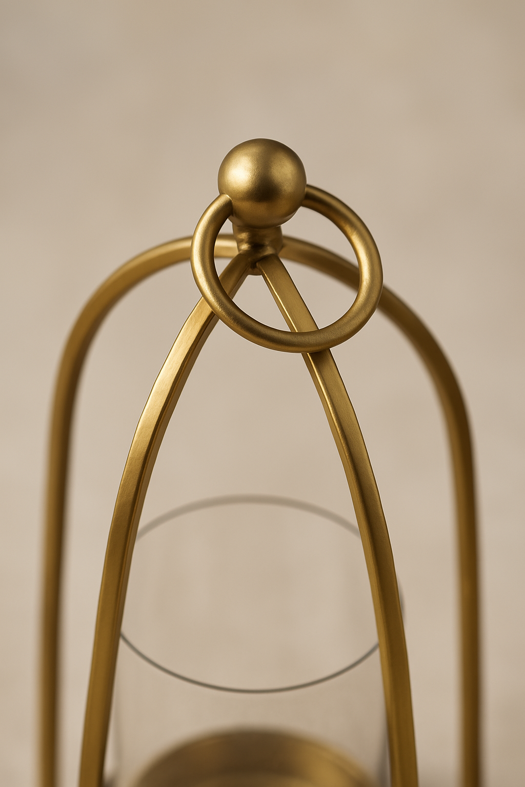 Raíz Studio Arc Brass Hurricane Holder