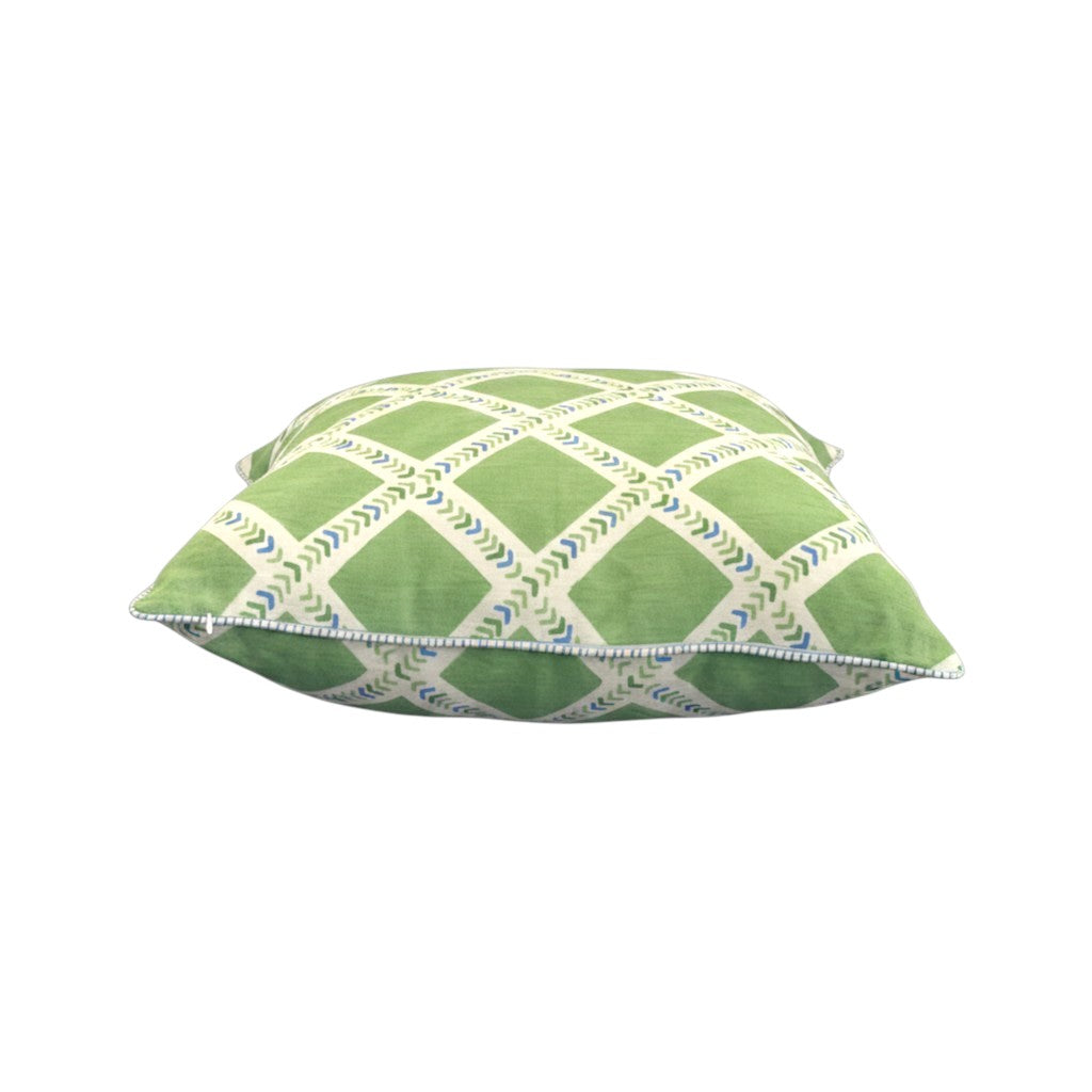 Mithya Linen Pillow Cover - Green