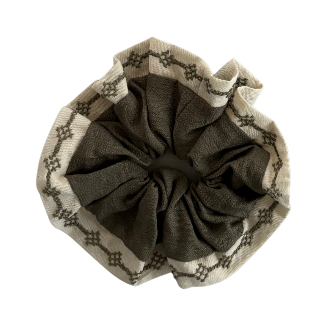 Amira Scrunchie - Green