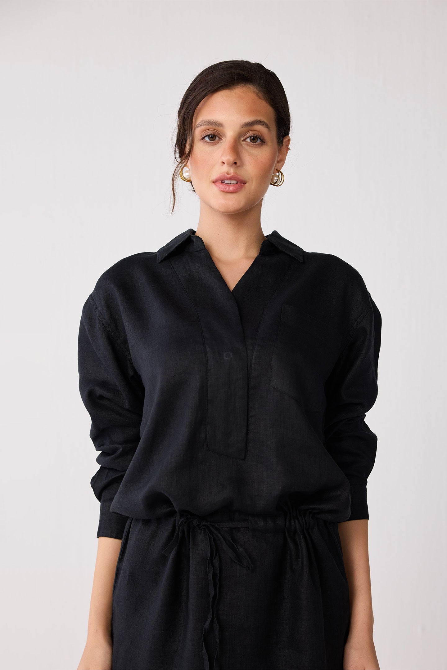 Meet me by the Cliff Dress in Black