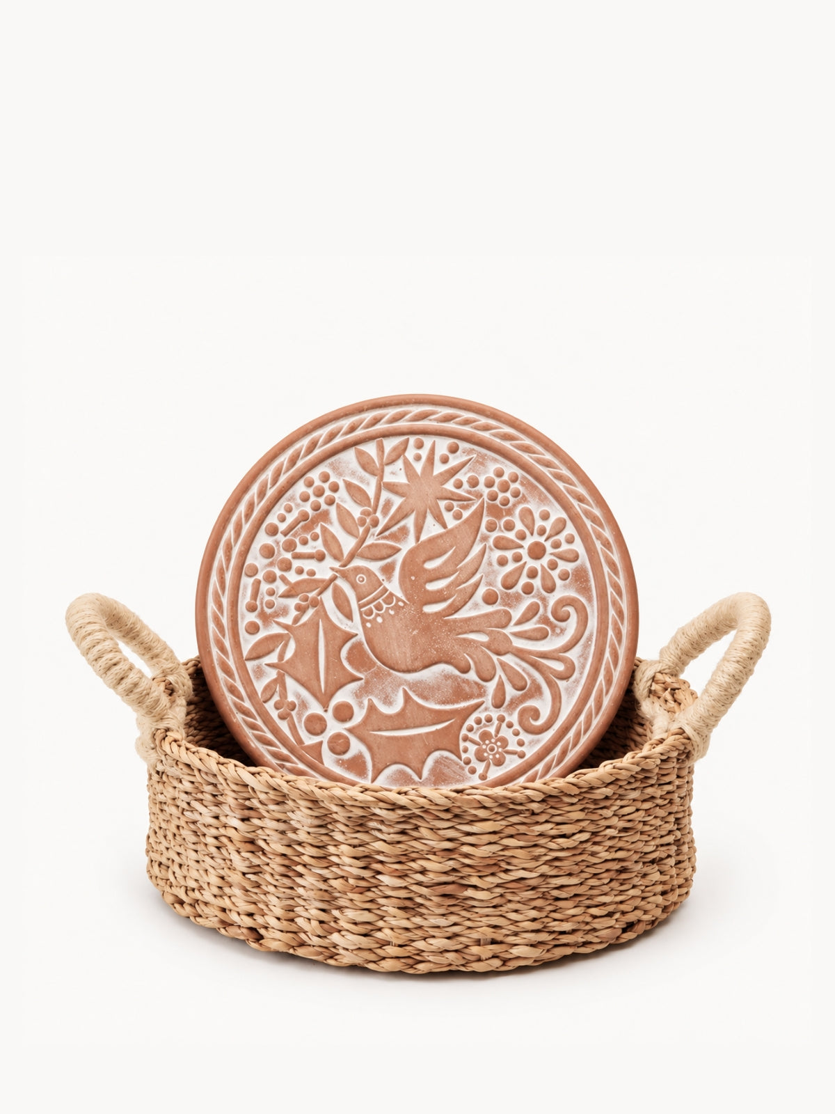 Bread Warmer & Basket - Bird Round