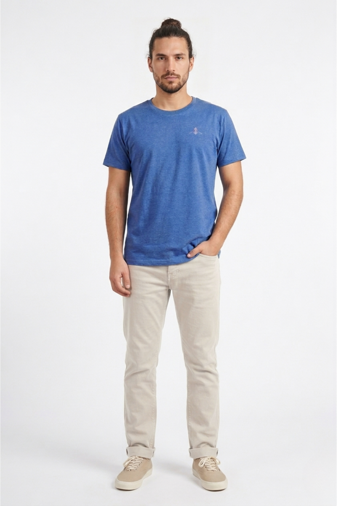 Camiseta orgánica - Azul Fiordo