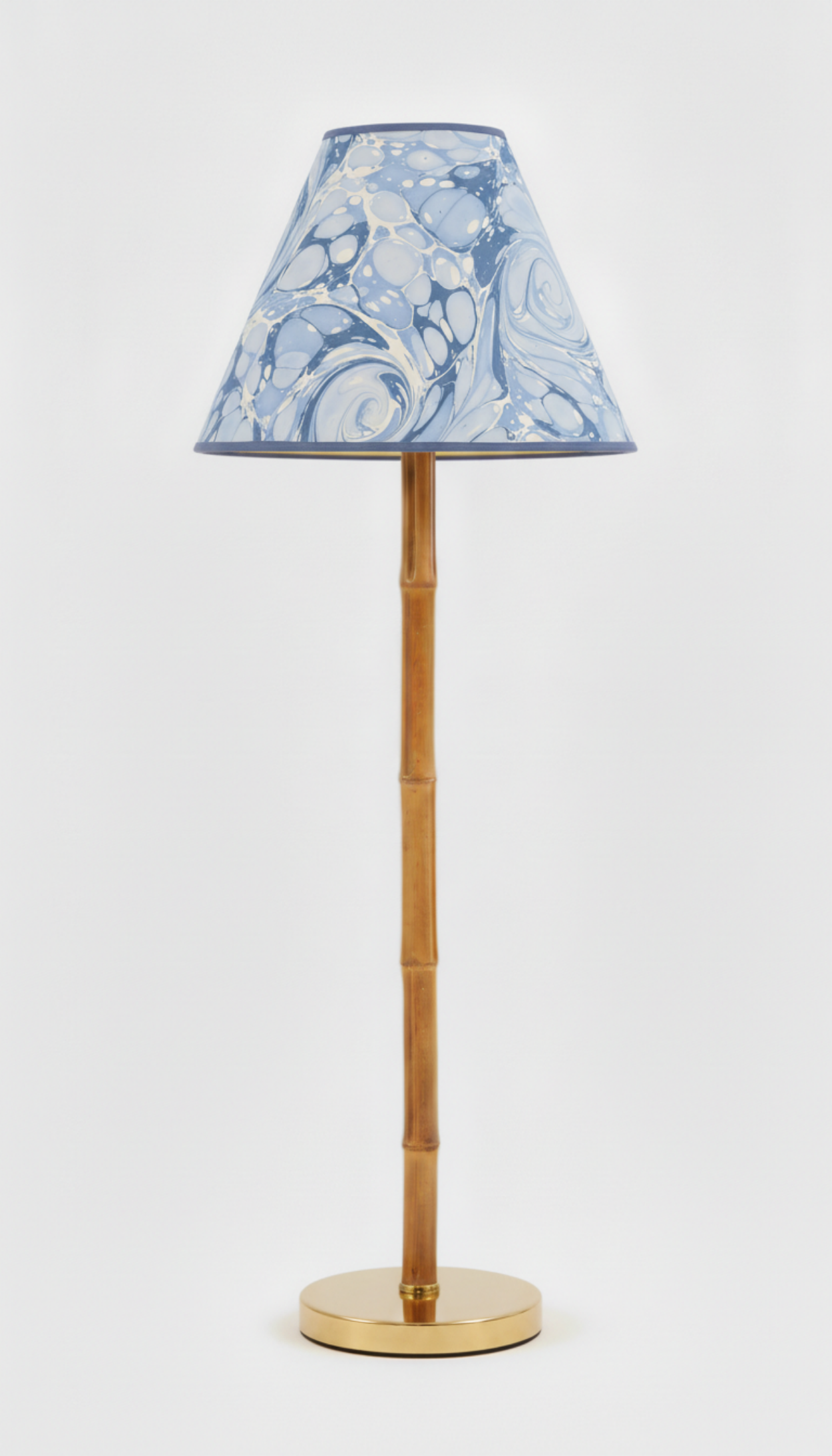 16" Empire Lampshade —  Hand-Marbled