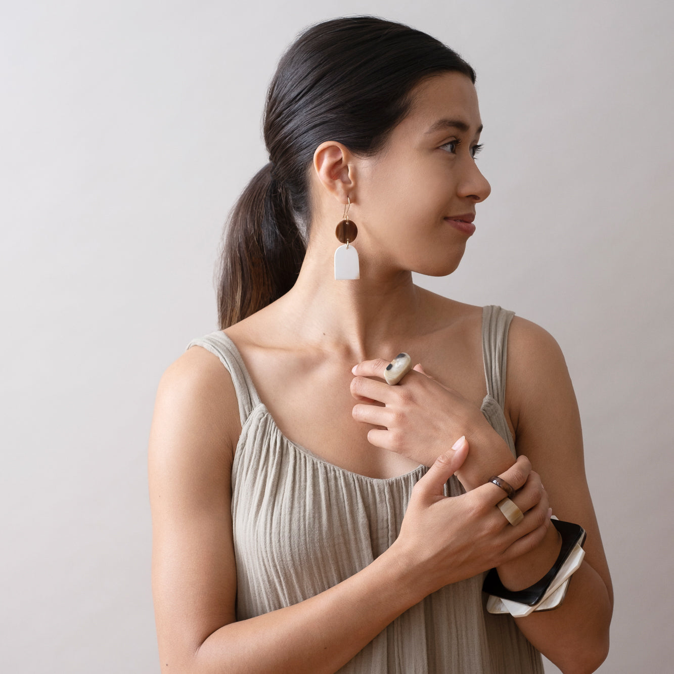 Horn Square Bangle
