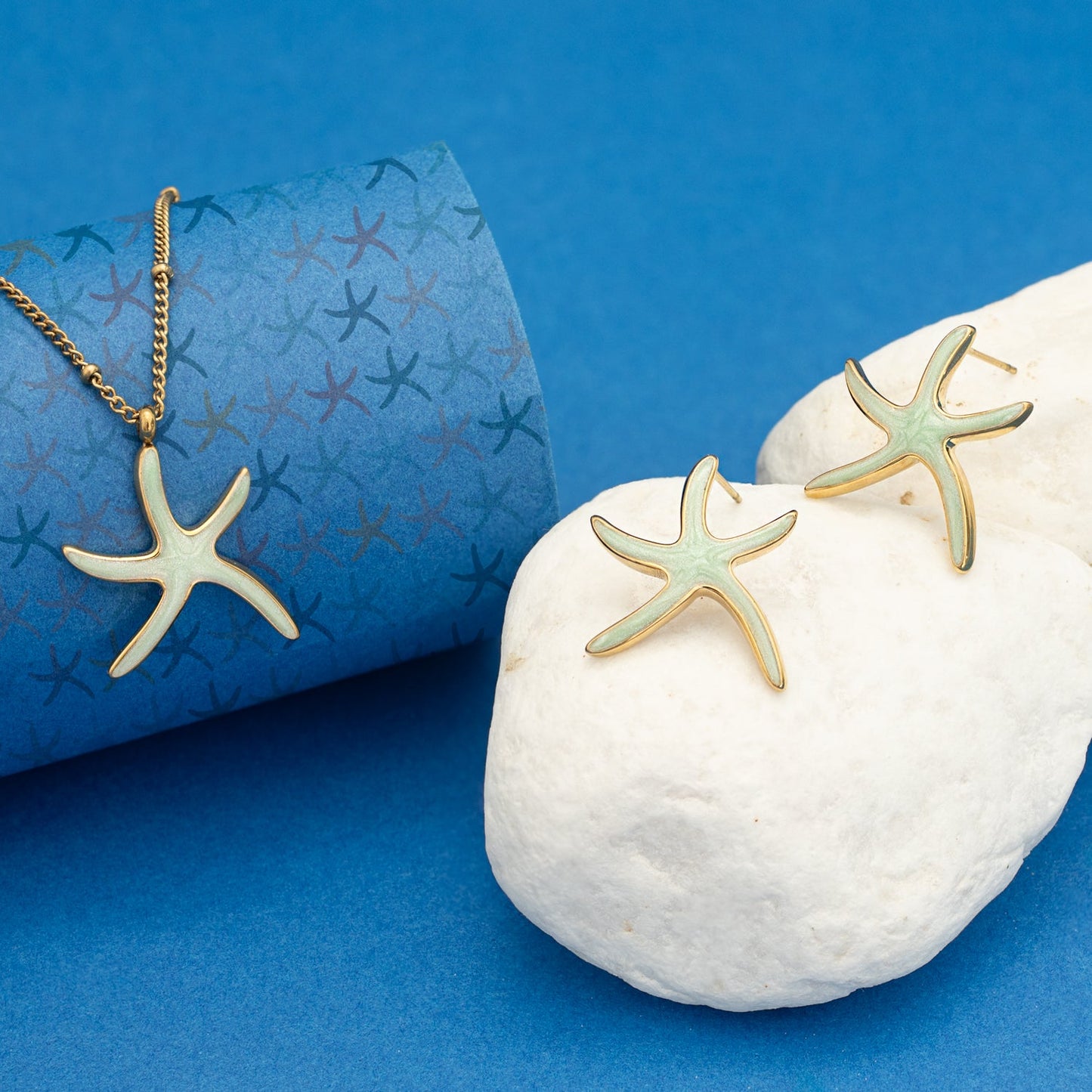 Starfish Hope Necklace in Mint