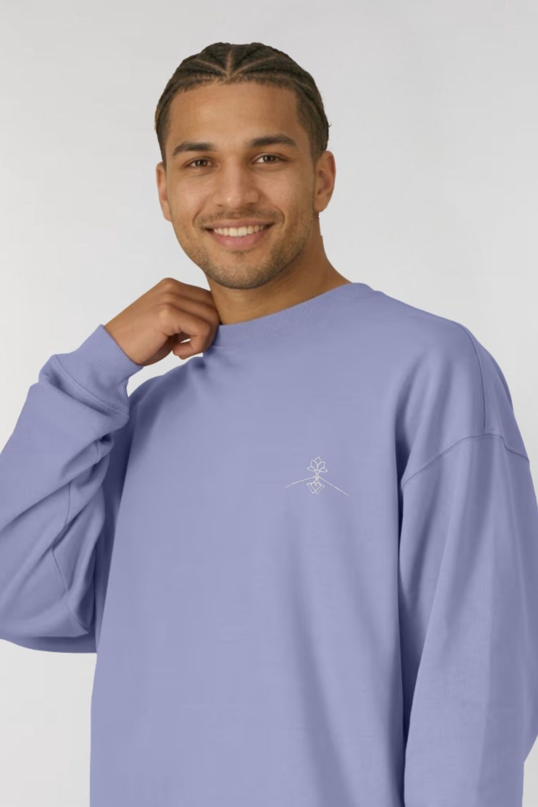 Sudadera algodón orgánico - Lavanda