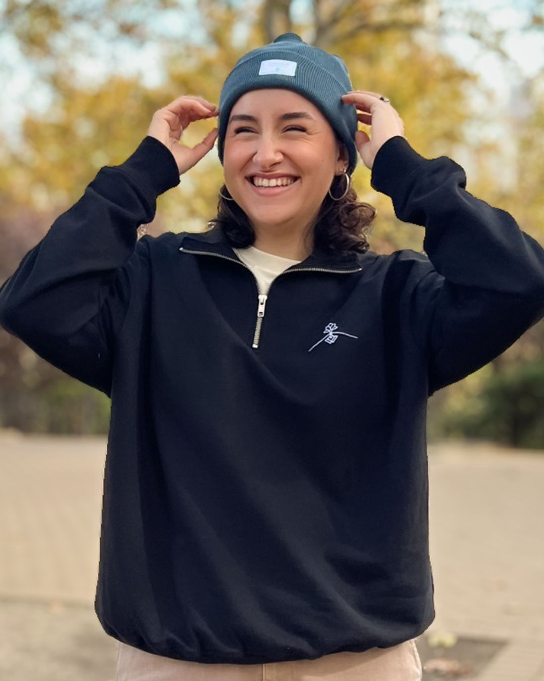 Sudadera 100% orgánica - Negro