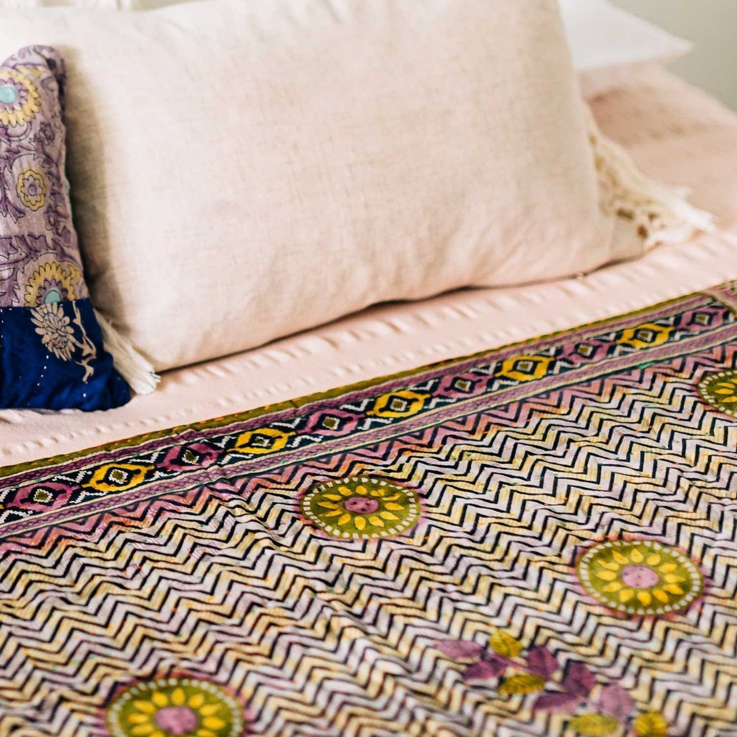 Sacred Sari Throw