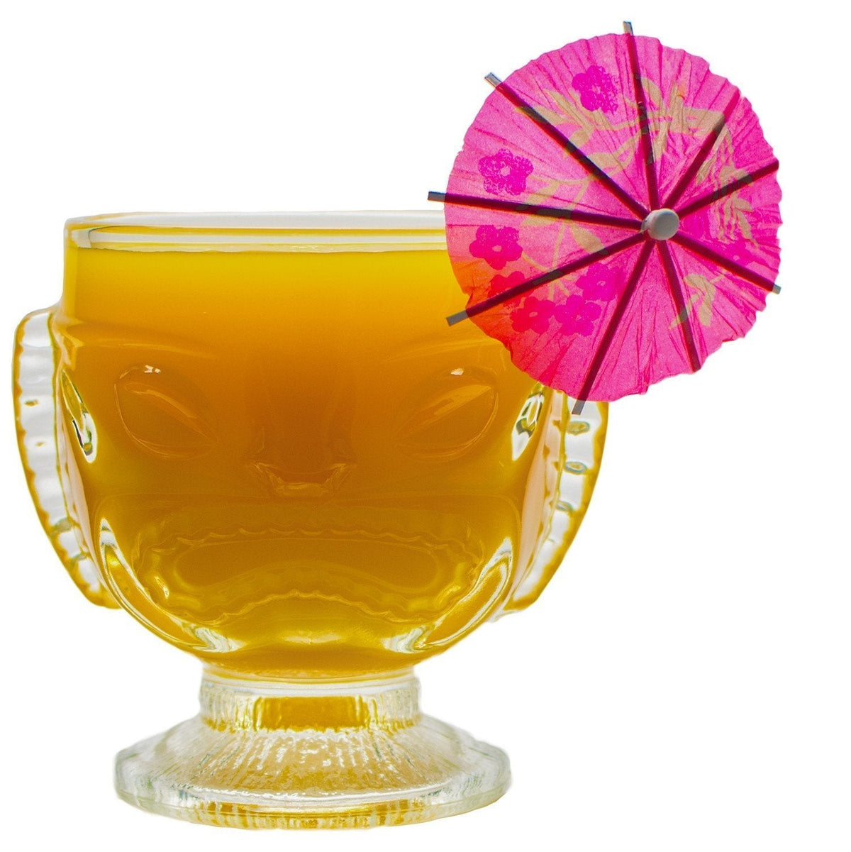 The Original Double Sided Happy/Sad 16oz Tiki Glass ~ Set of 4 ~