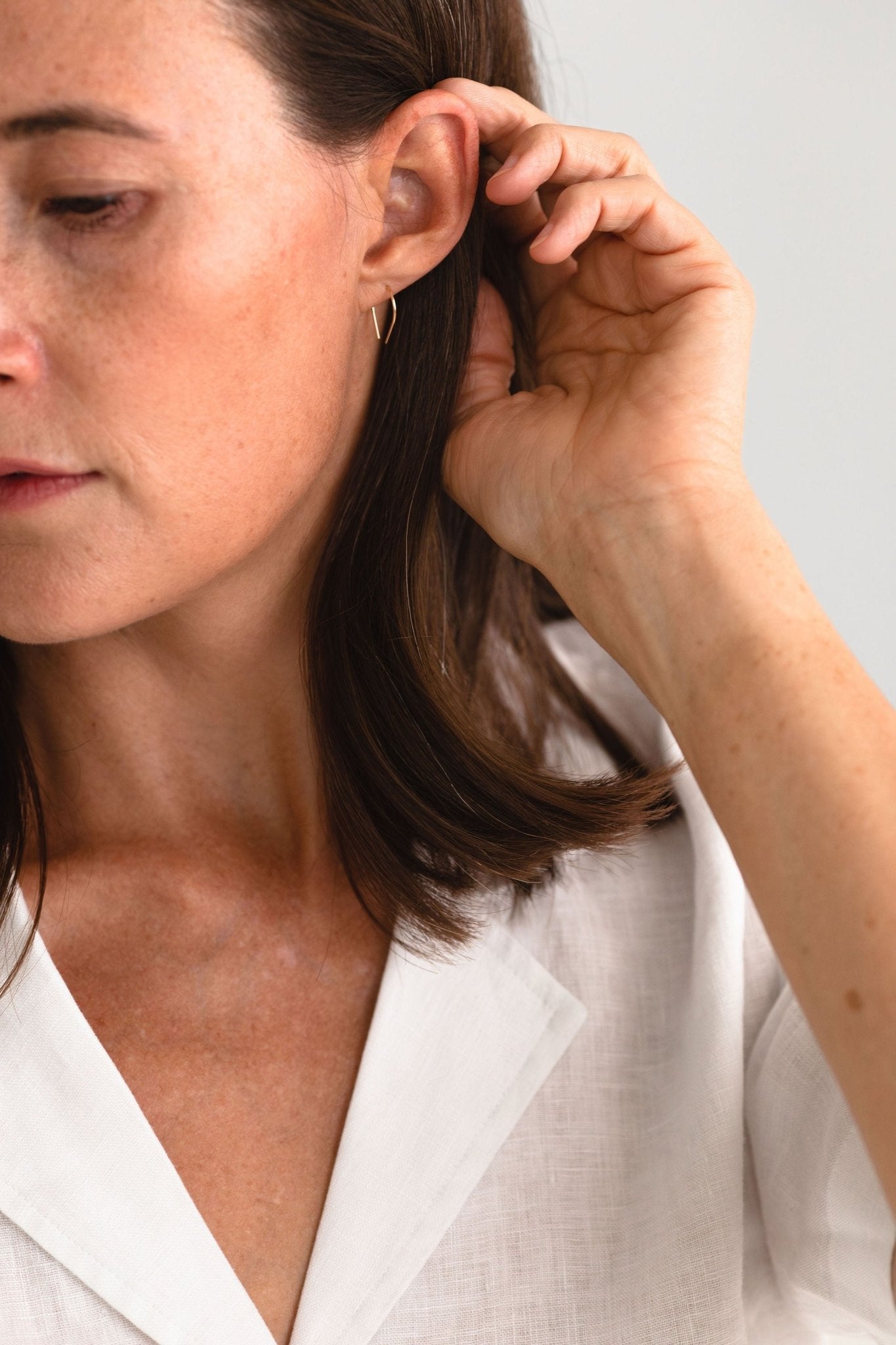 Moab Arch Threader Earrings | Gold Fill