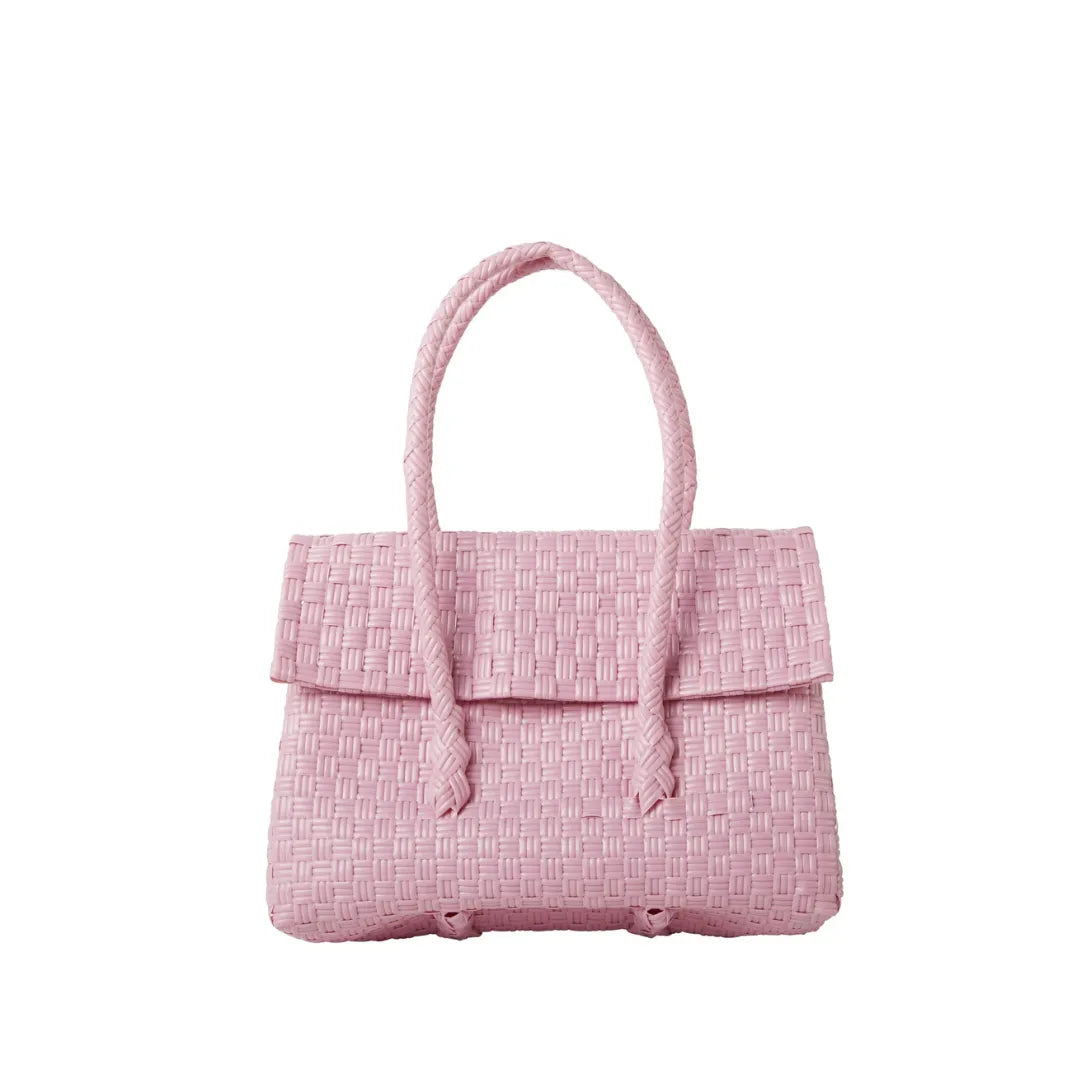Mini Kelly Handwoven Handbag ·  Recycled Plastic
