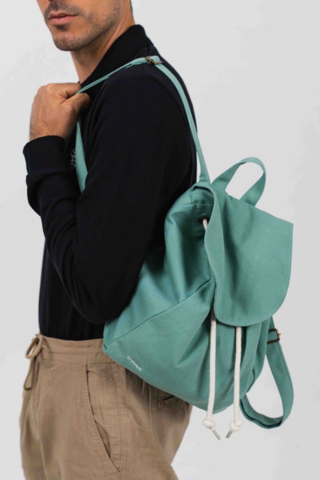 Mochila orgánica - Verde Vintage