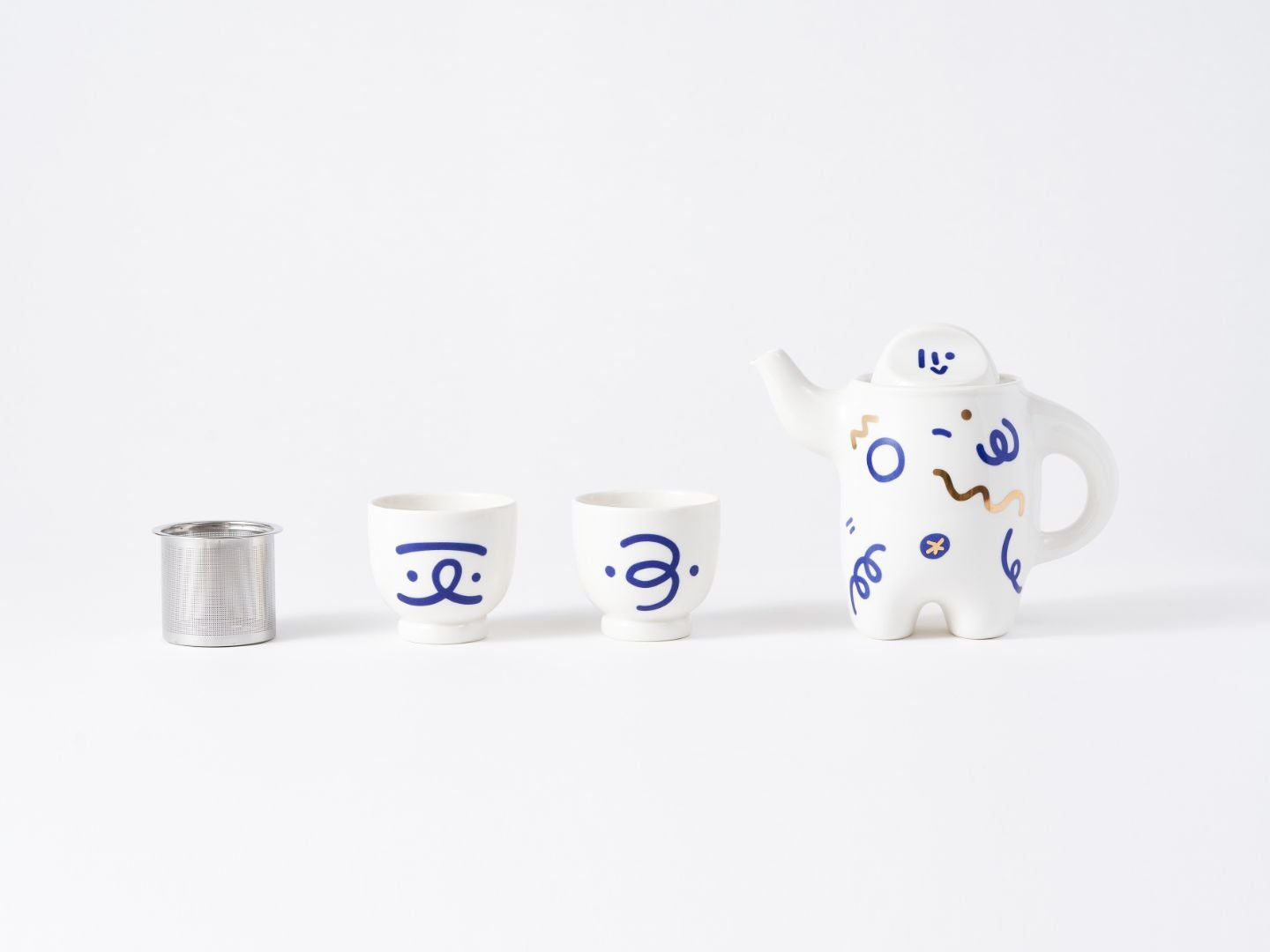 WEKUKU Brew Buddy Teapot (White)