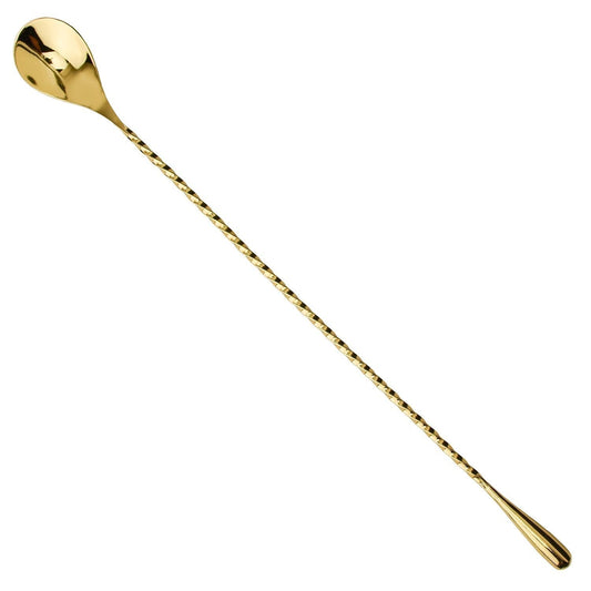 24K Gold Plate Tear Drop Bar Spoon (Premium Gift Box)