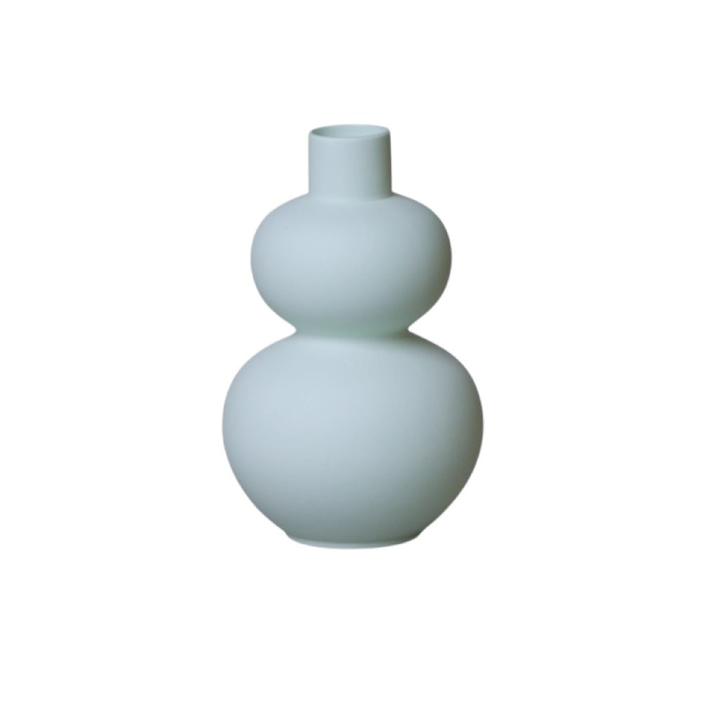 Matte Porcelain Mini Double Lobed Vase