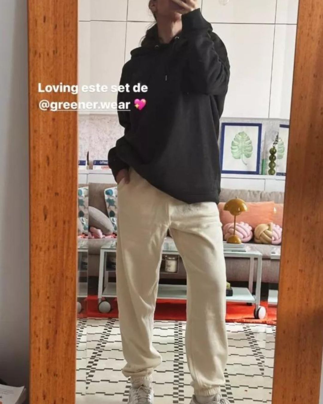 Joggers algodón orgánico - Crema