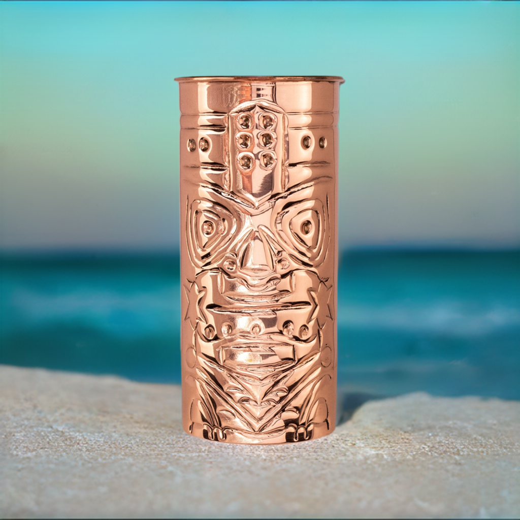 The Legends of Hawaii Copper Tiki Mug ~ Ku ~