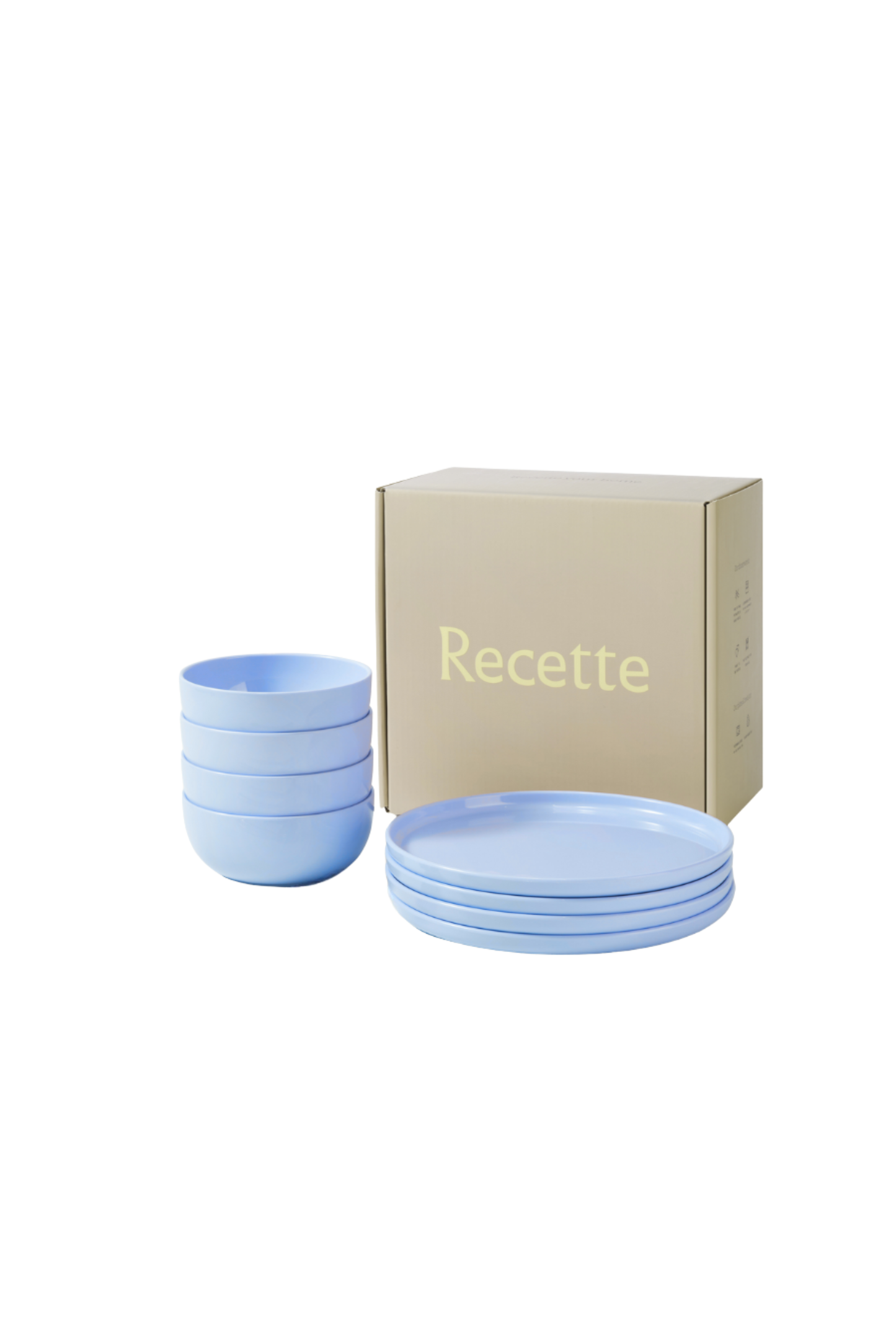 Plate and Bowl Set | Blue