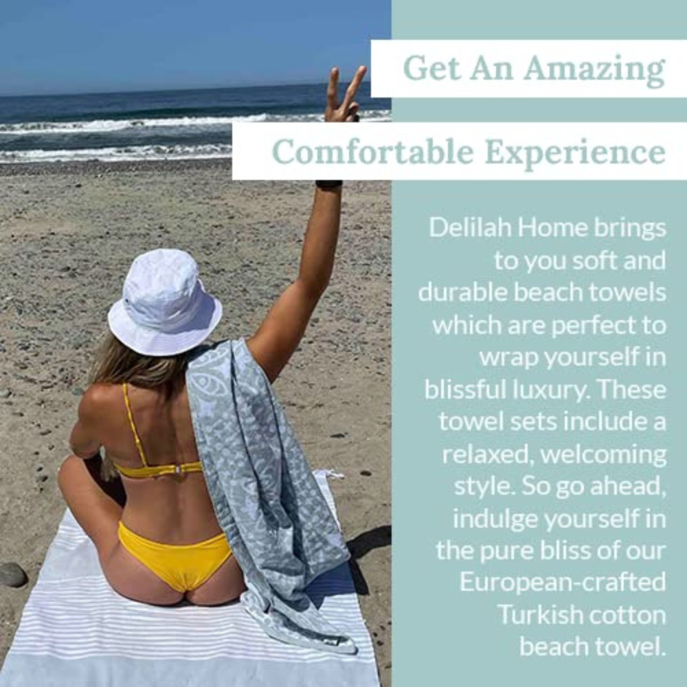 100% Organic Cotton Sunset Beach Towels
