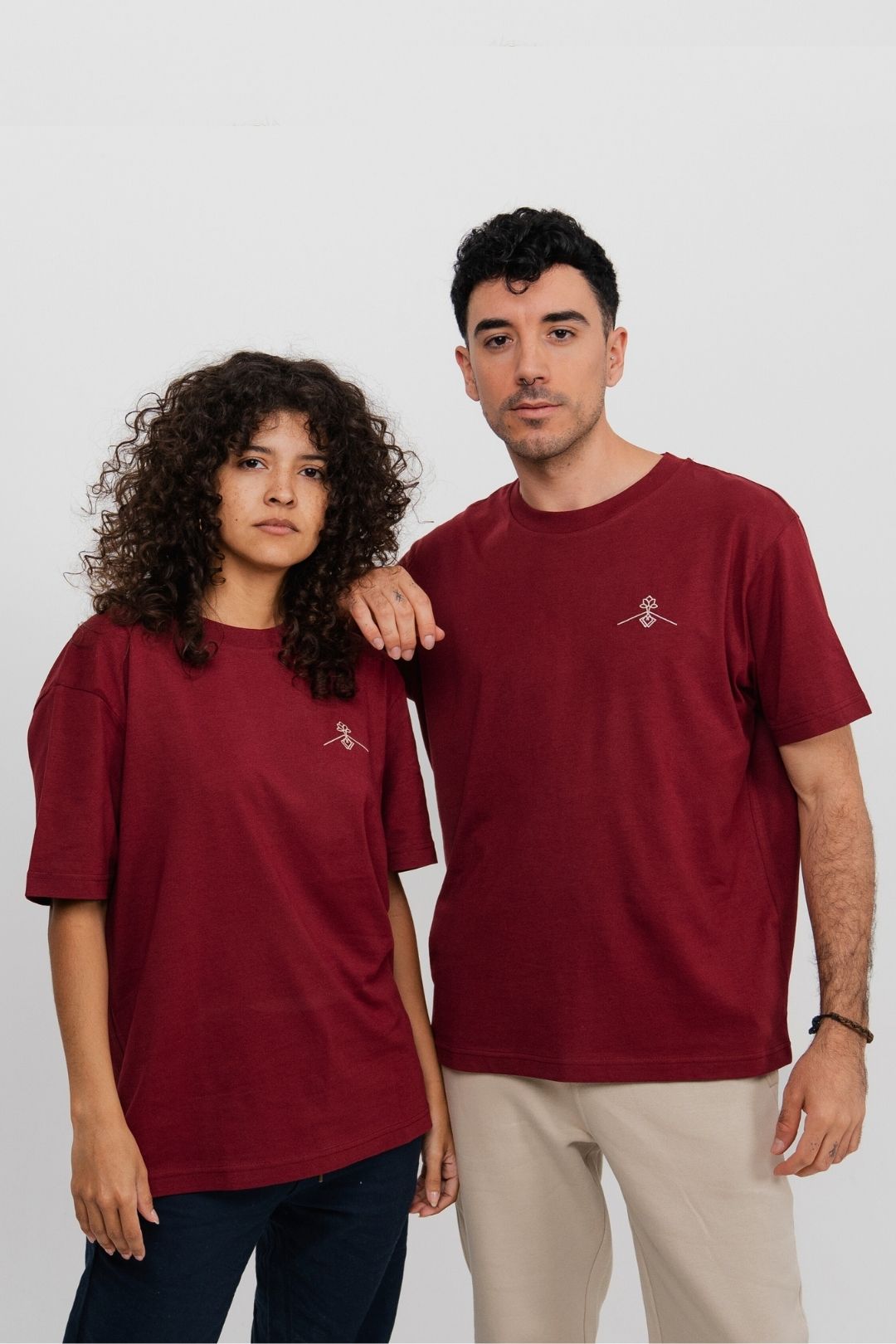 Camiseta orgánica - Burdeos
