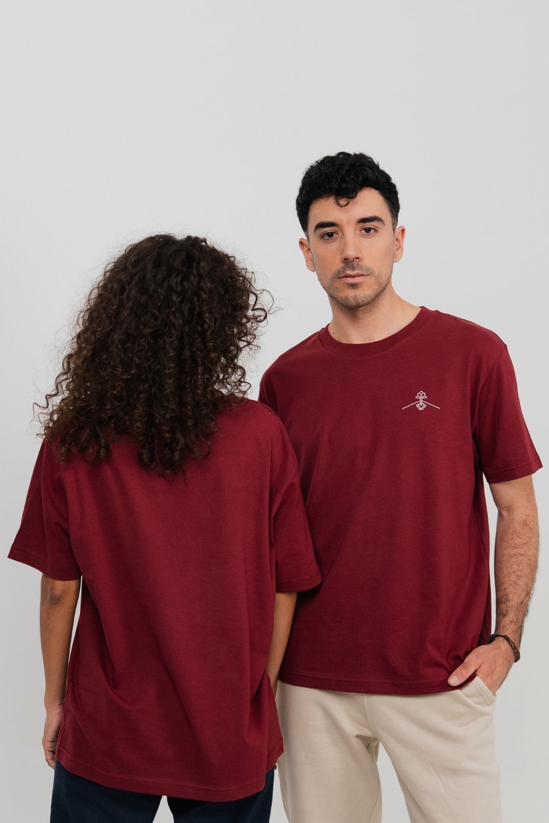 Camiseta orgánica - Burdeos